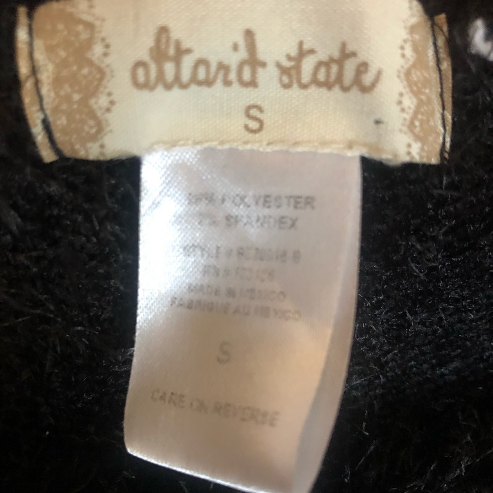 Black Altar’D State Cropped Sweater - Picture 2 of 5